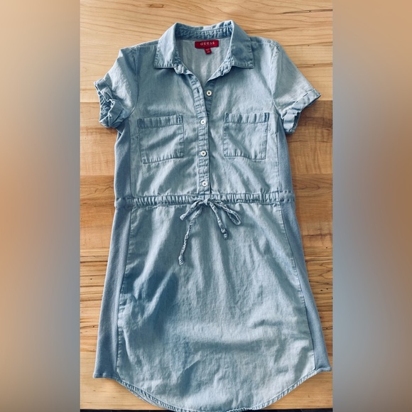 Jean Shirt Dress - Picture 1 of 3